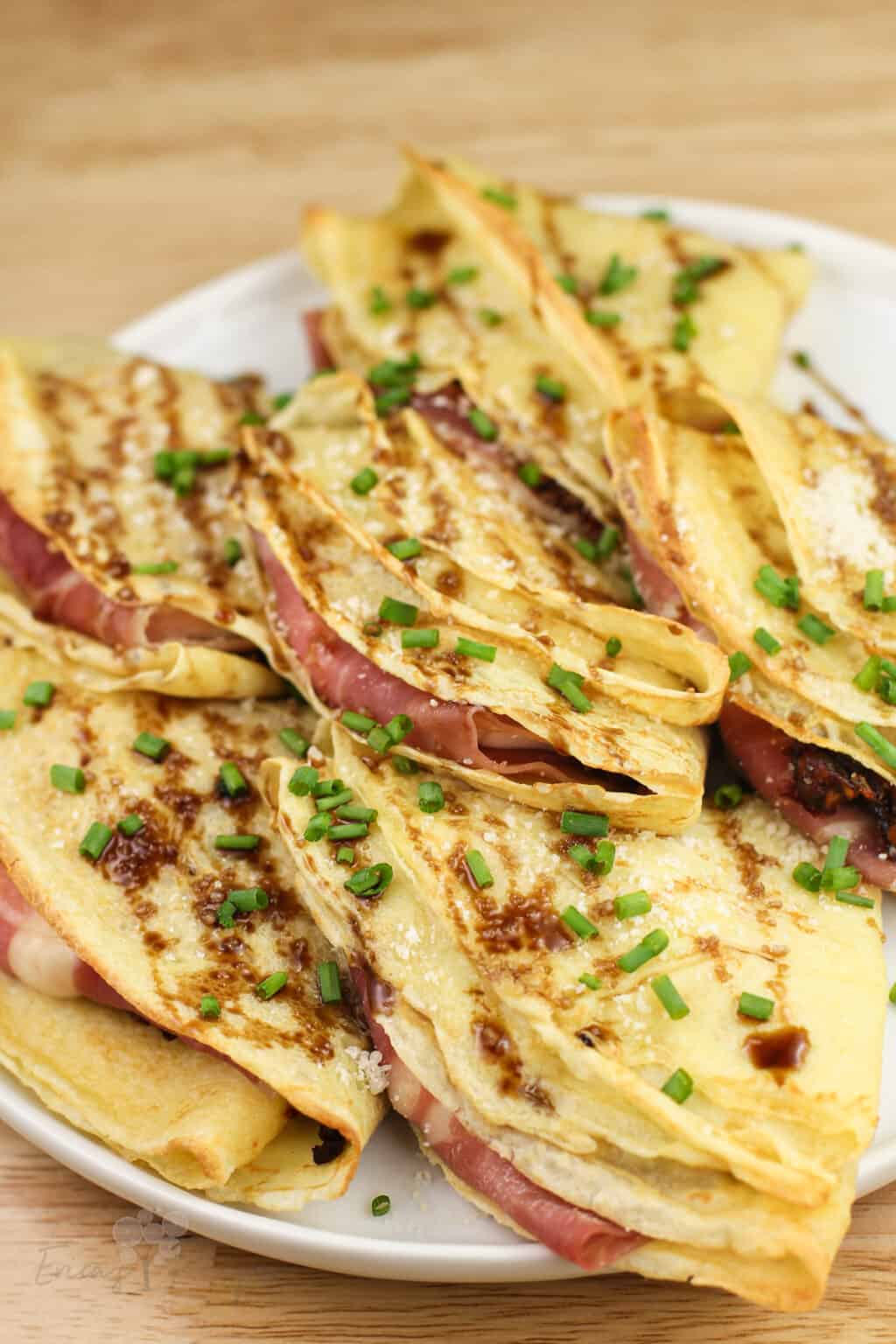Prosciutto, Arugula and Parmesan Crepe
