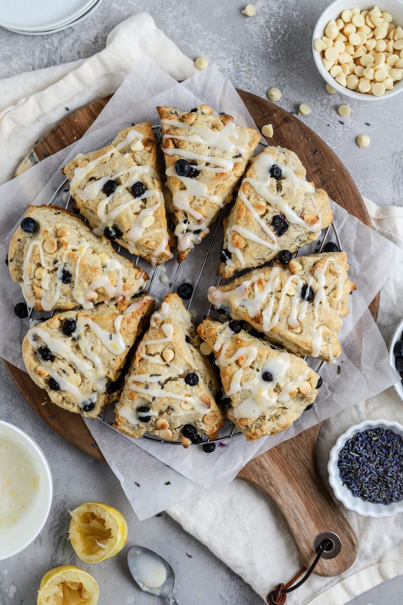 Lavender Scones