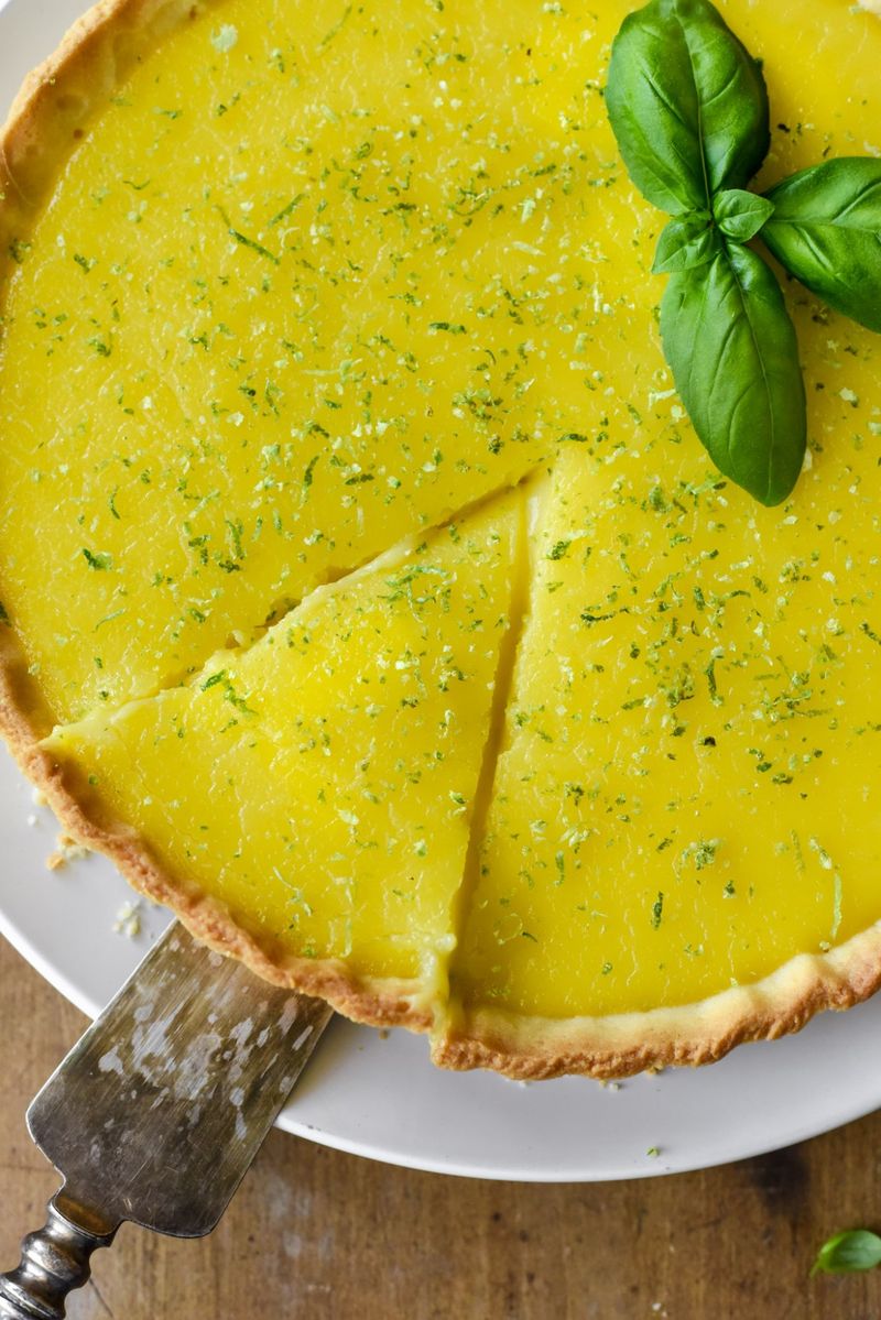 Lemon Basil Tarts