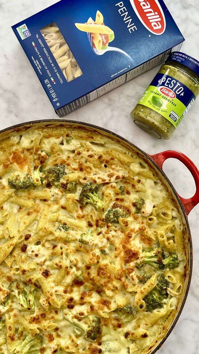 Pesto Chicken Pasta Bake