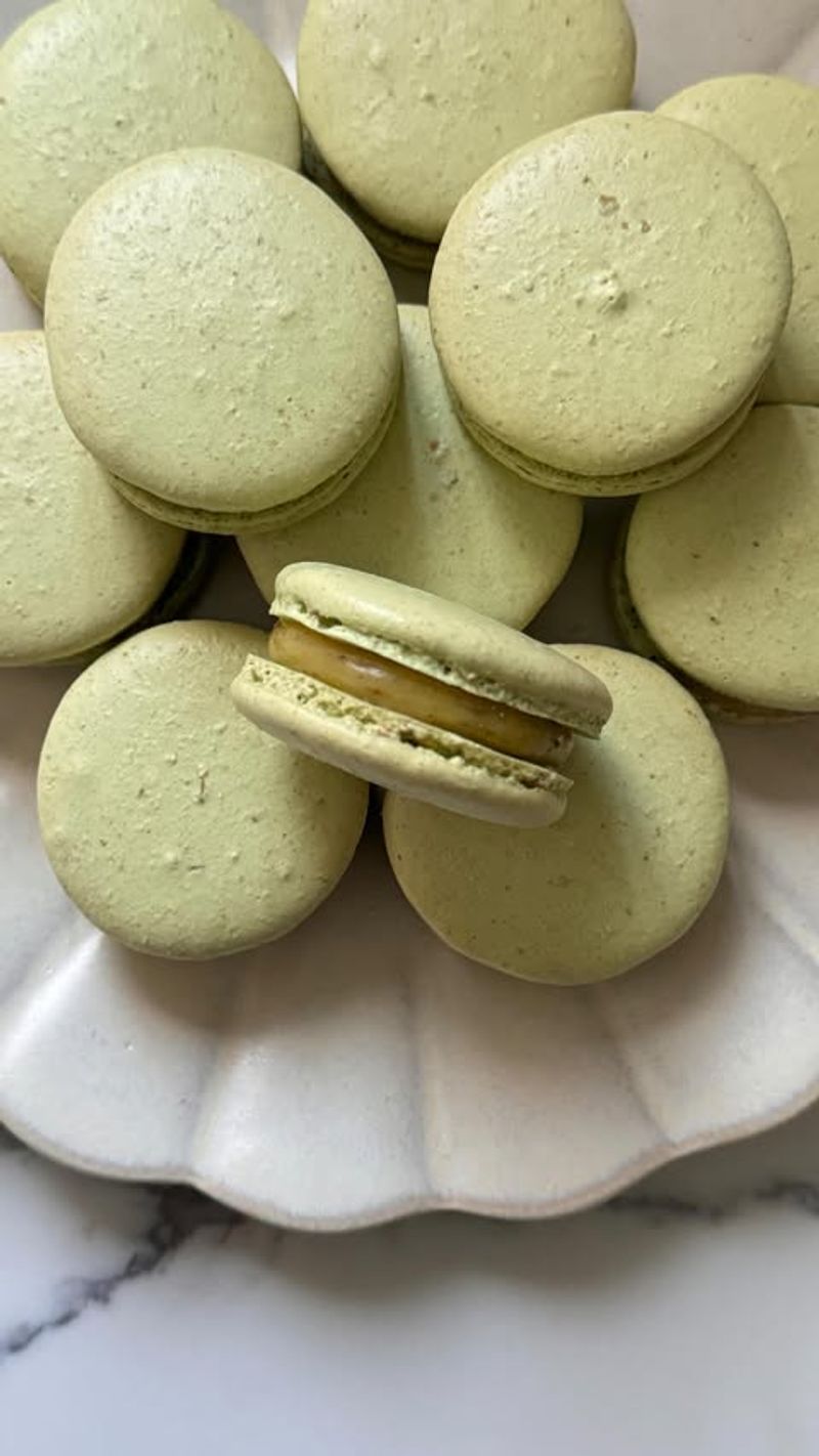 Pistachio Perfection Macaroon