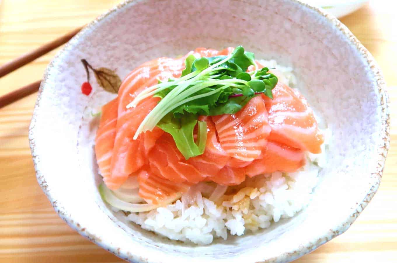 Salmon Donburi