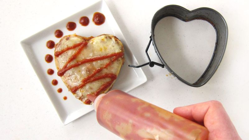 Chicken Enchilada Hearts