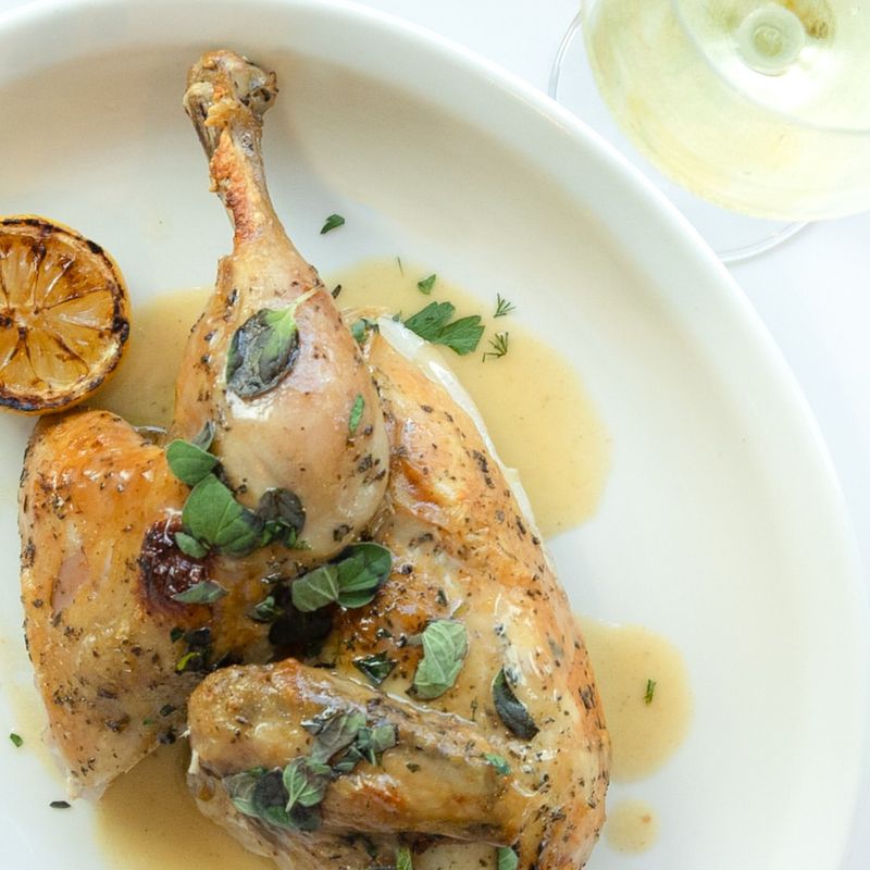 Chicken & Garlic with Fresh Herbs