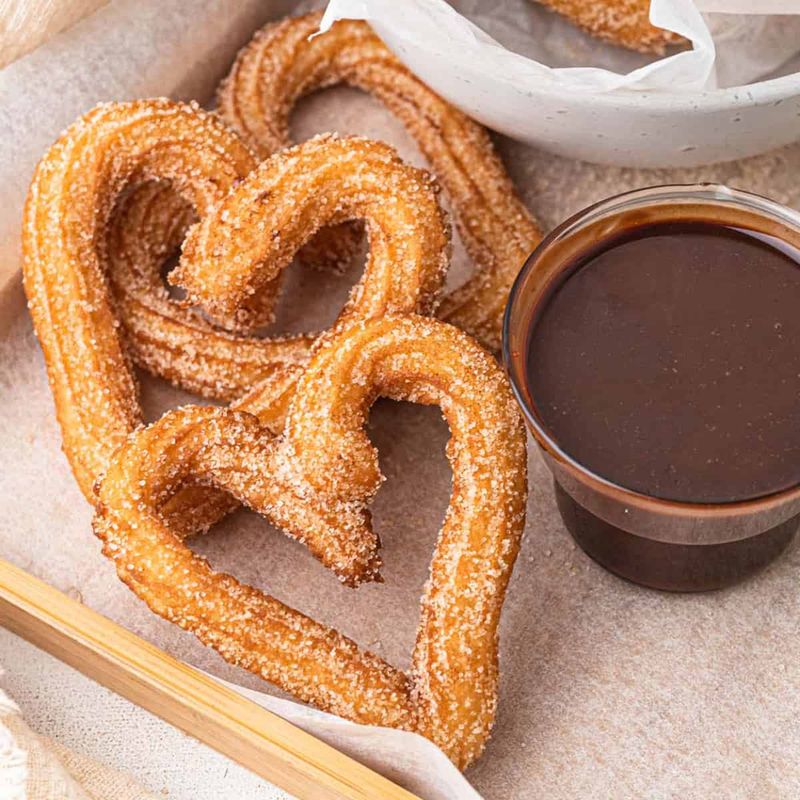 Churros with Chocolate Sauce