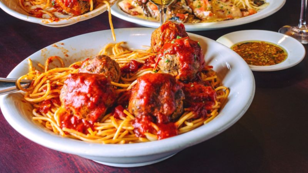 Craving Comfort Food? These 15 Restaurant Chains Have the Best Spaghetti & Meatballs