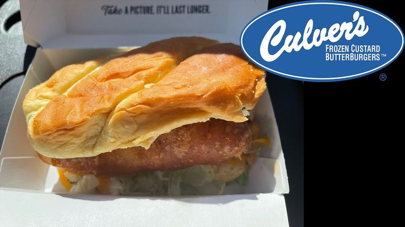 Culver's North Atlantic Cod Fillet Sandwich