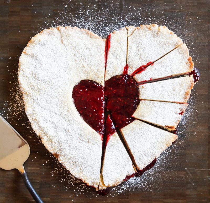 Giant Linzer Cookie