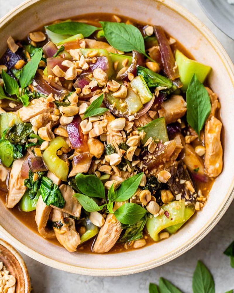 Ginger Chicken with String Beans