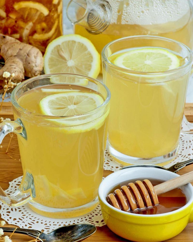 Ginger Lemon Honey Tea