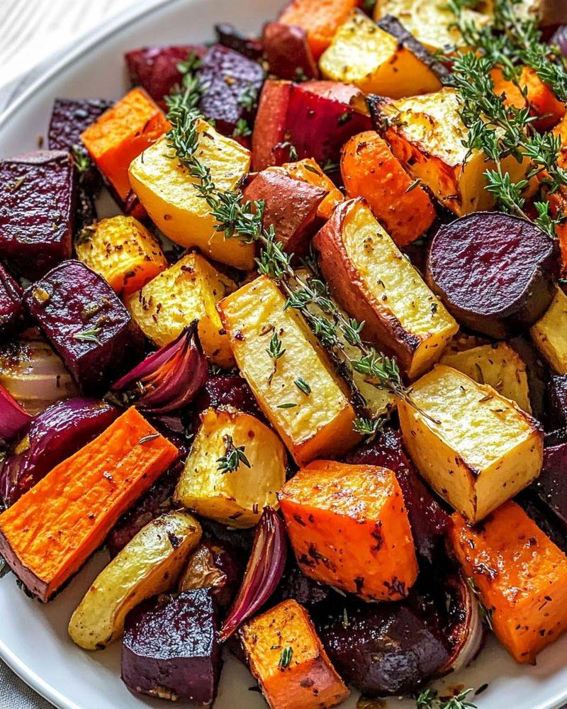 Herb Roasted Root Vegetables