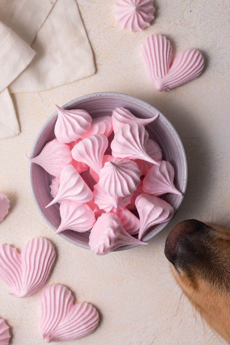 Raspberry Meringue Hearts
