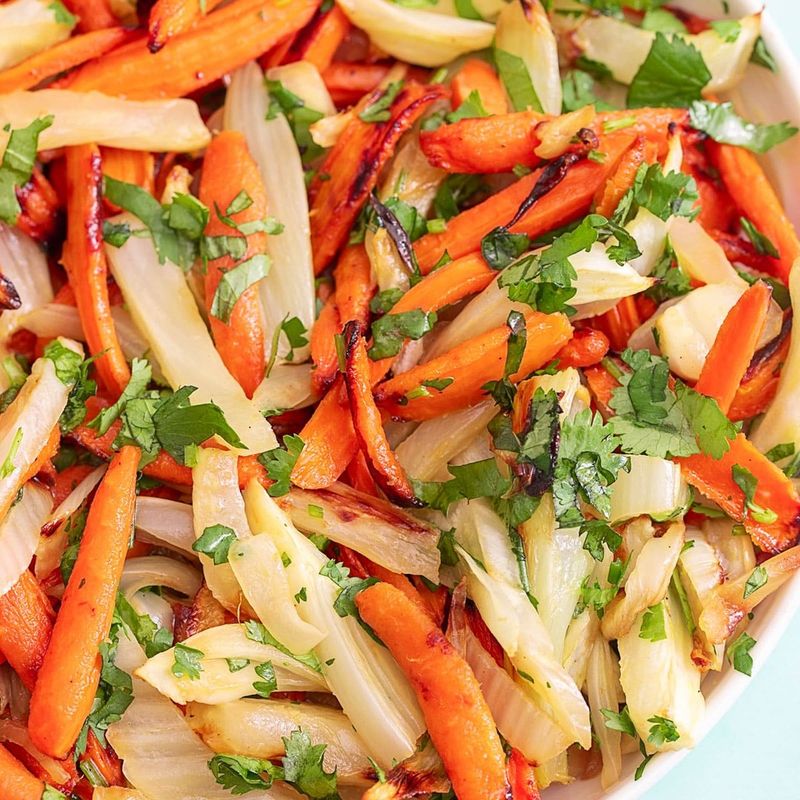 Roasted Carrots & Fennel
