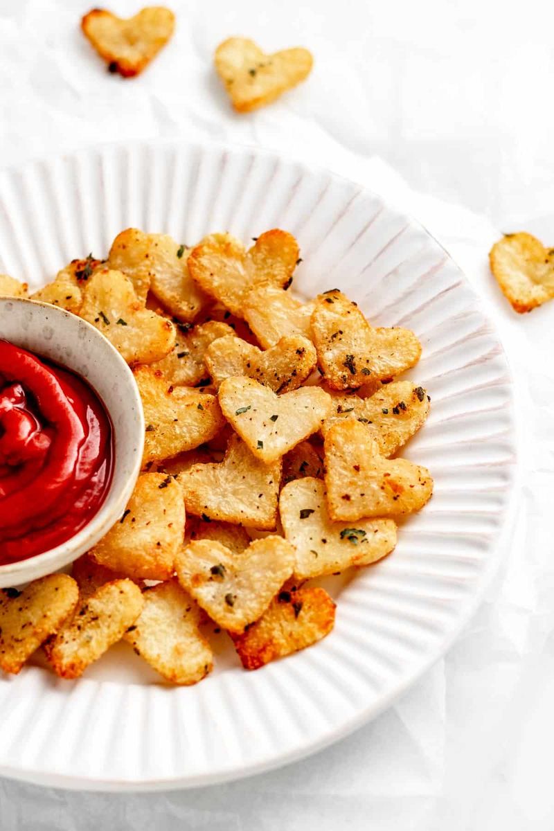 Roasted Heart Potatoes