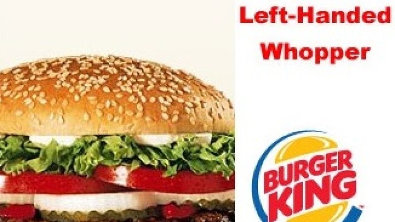 The Curious Case of the Left-Handed Whopper