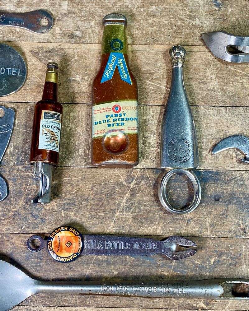 Vintage Soda Openers and Vintage Soda Bottles