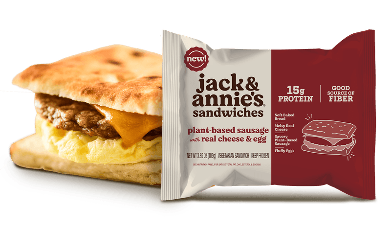 Jack & Annie’s Plant-Based Breakfast Sandwich