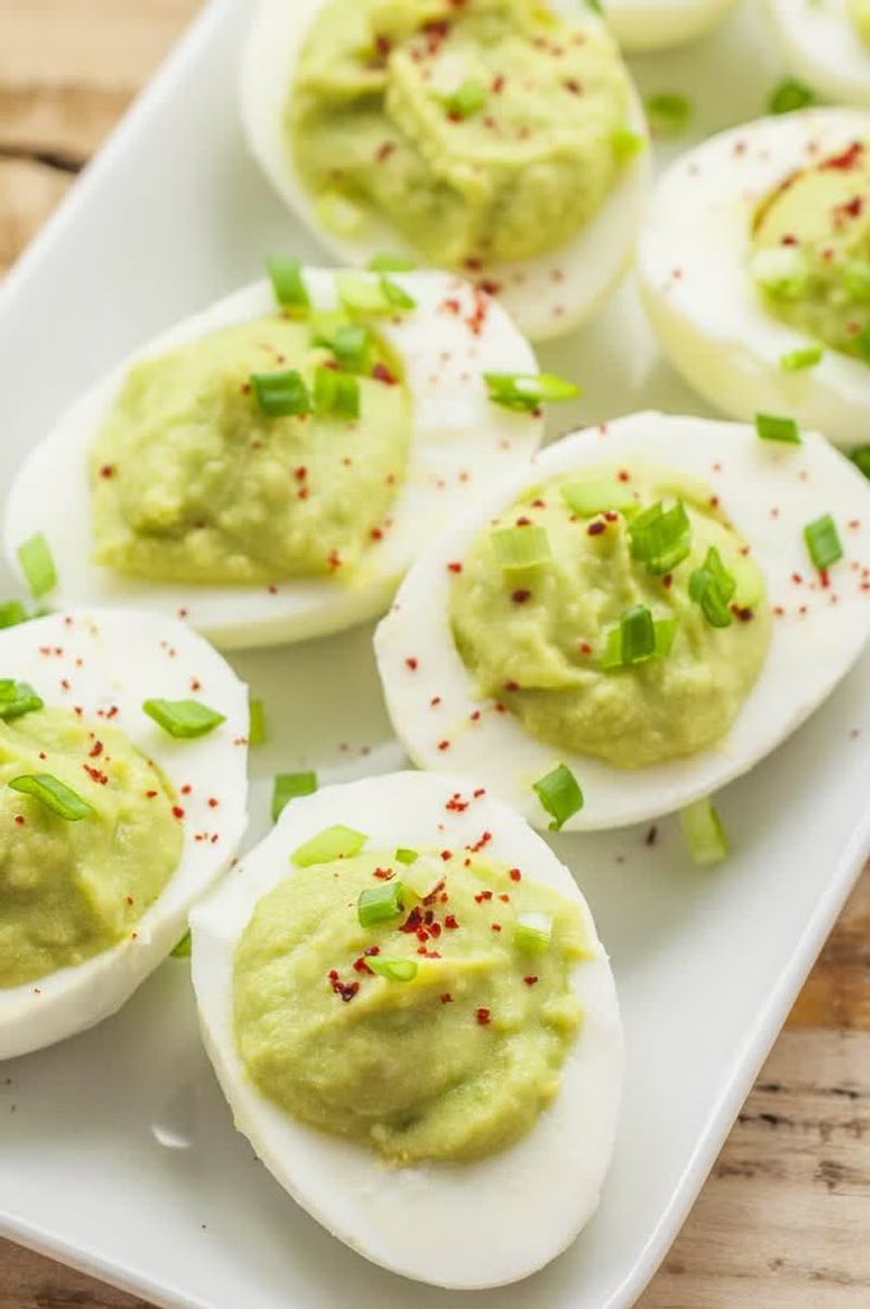 Avocado Deviled Eggs