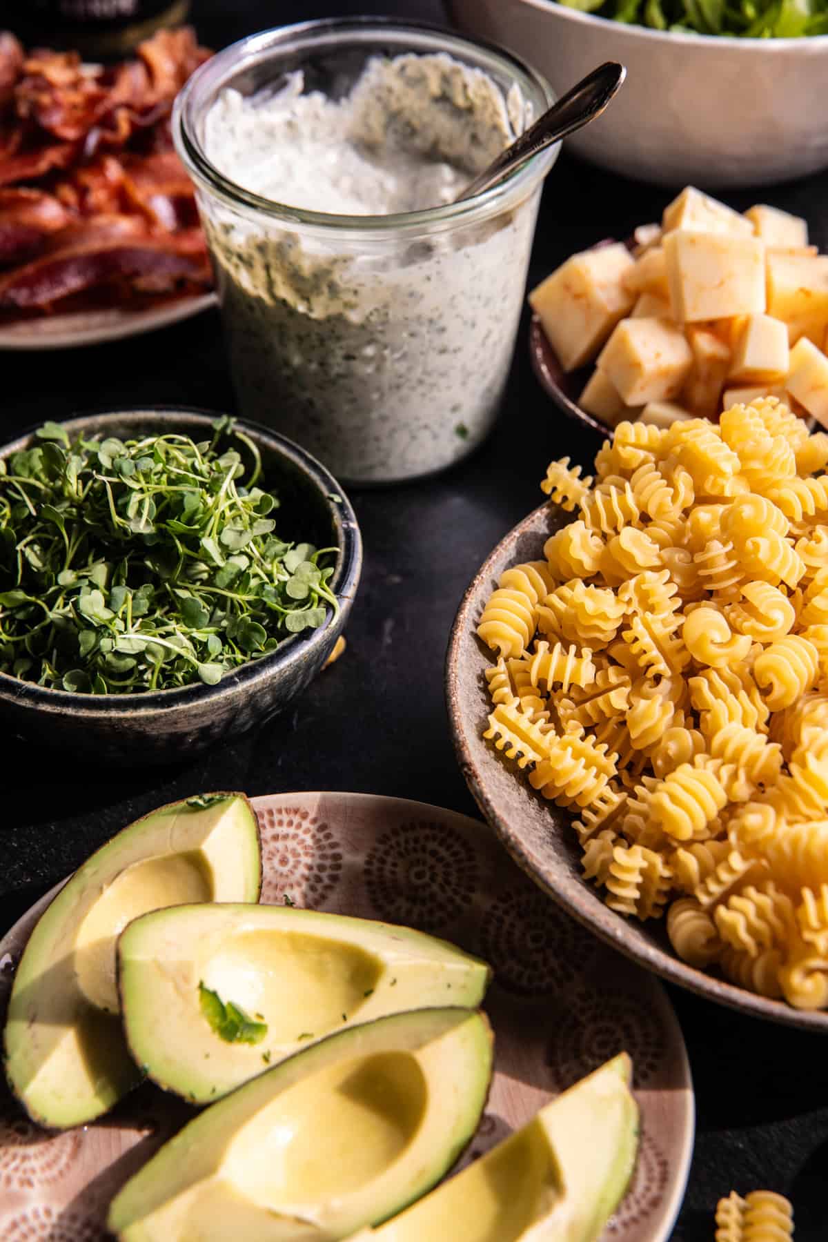 Avocado Ranch Pasta Salad
