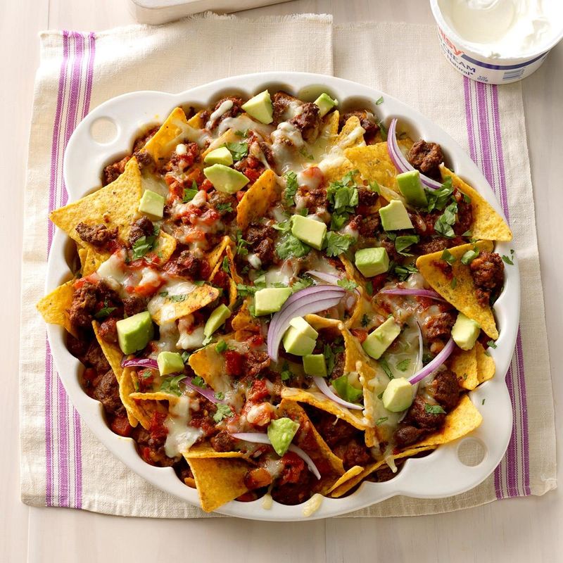 Avocado and Lime Chilaquiles