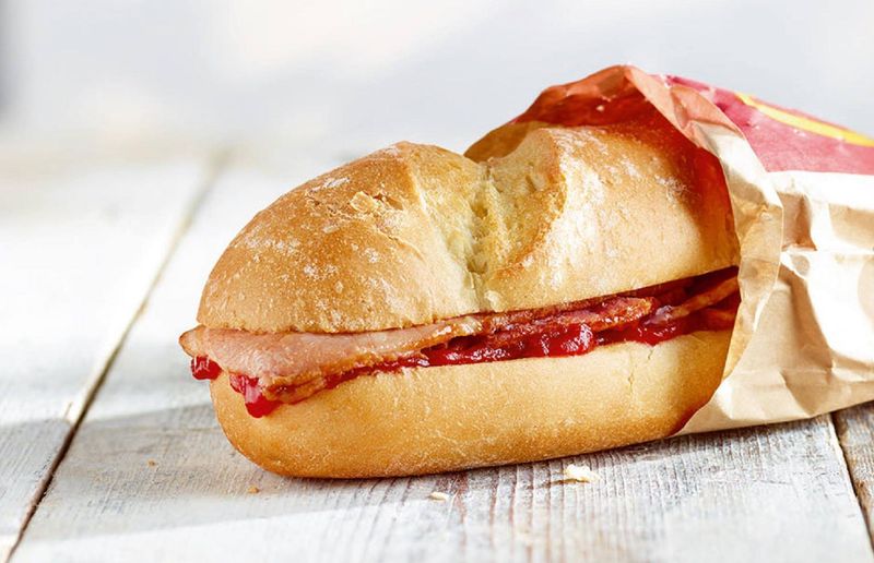 Bacon Roll, UK