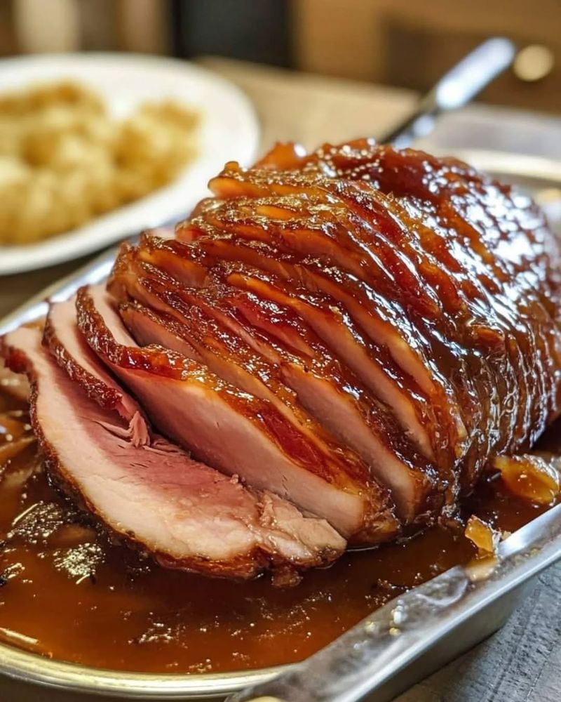 Baked Ham with Brown Sugar Glaze