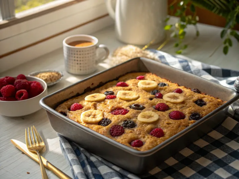 Berry Oatmeal Bake