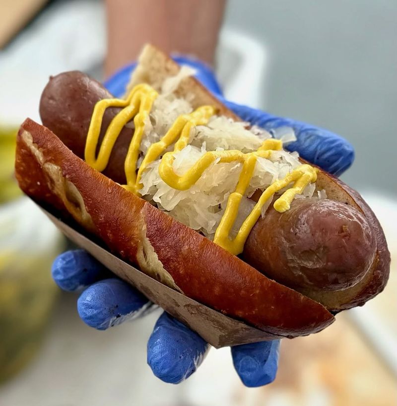 Bratwurst in a Bun