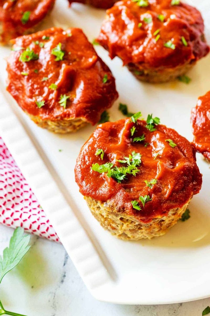 Buffalo Meatloaf Muffins