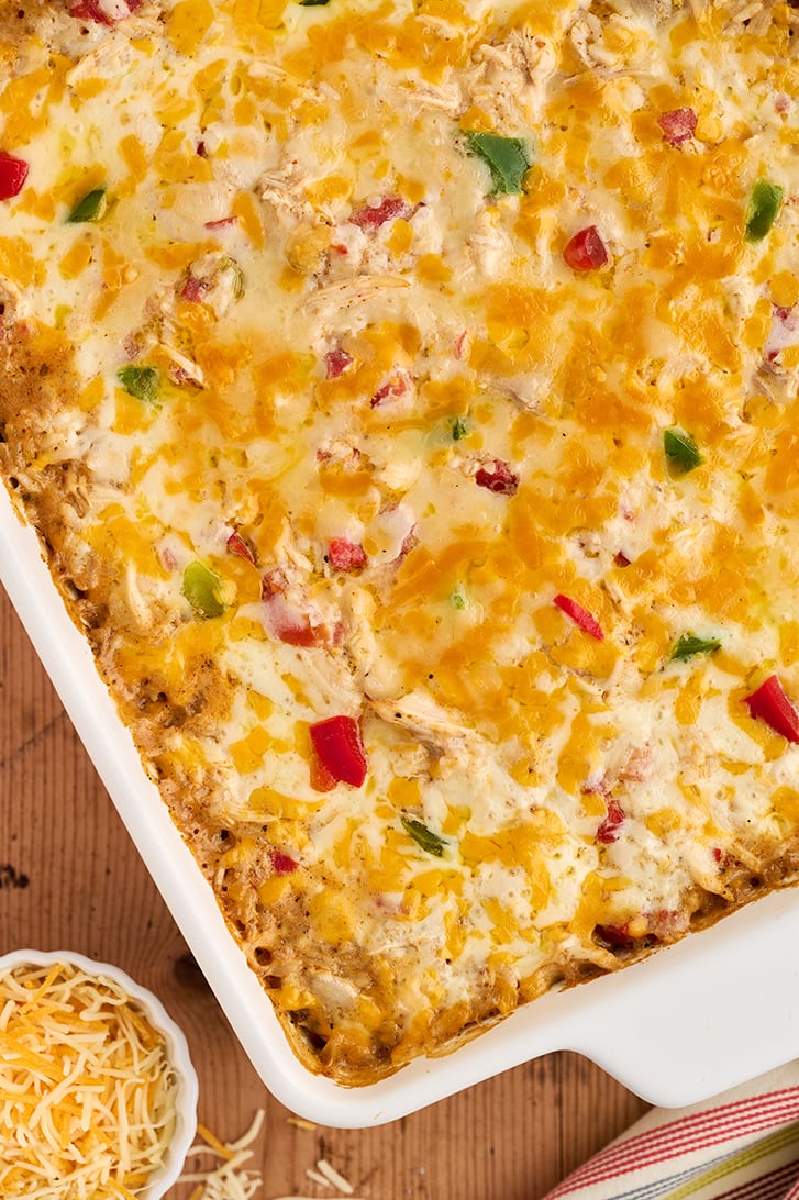 Cheesy Chicken Fajita Casserole—A Tex-Mex Classic Baked to Perfection