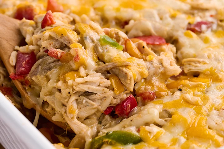 Cheesy Chicken Fajita Casserole—A Tex-Mex Classic Baked to Perfection