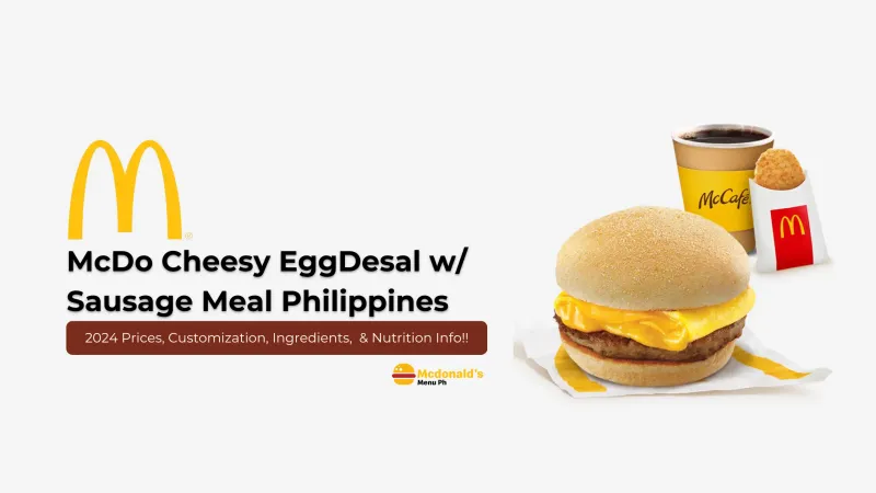 Cheesy Eggdesal, Philippines