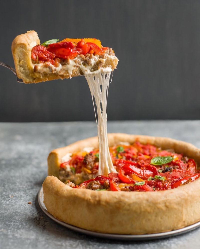 Chicago-Style Deep Dish Pizza