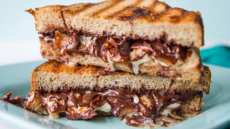 Chocolate Brie Grilled Cheese