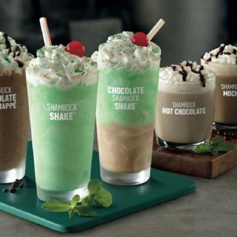 Chocolate Shamrock Shake