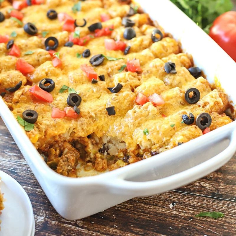 Classic Taco Tater Tot Casserole