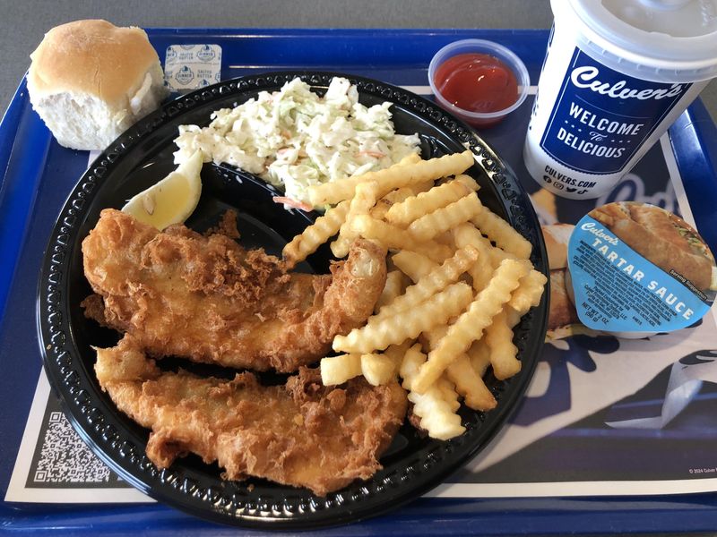 Culver's Northwoods Walleye Meals
