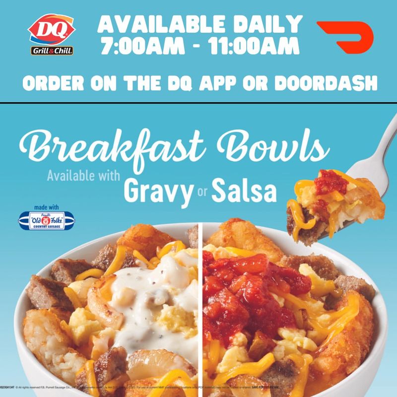 Dairy Queen's Breakfast Bowl With Gravy