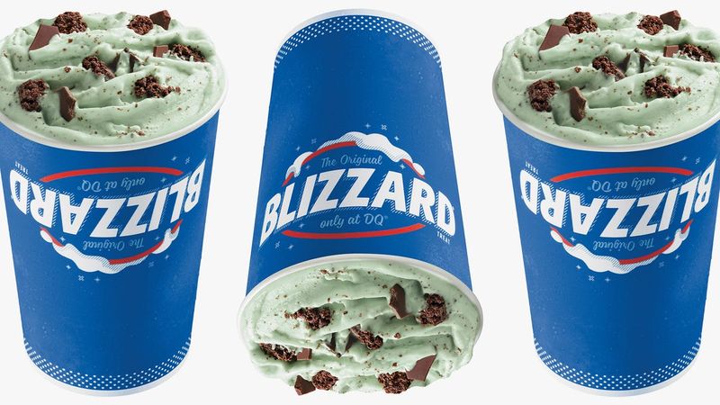 Dairy Queen: Mint Oreo Blizzard