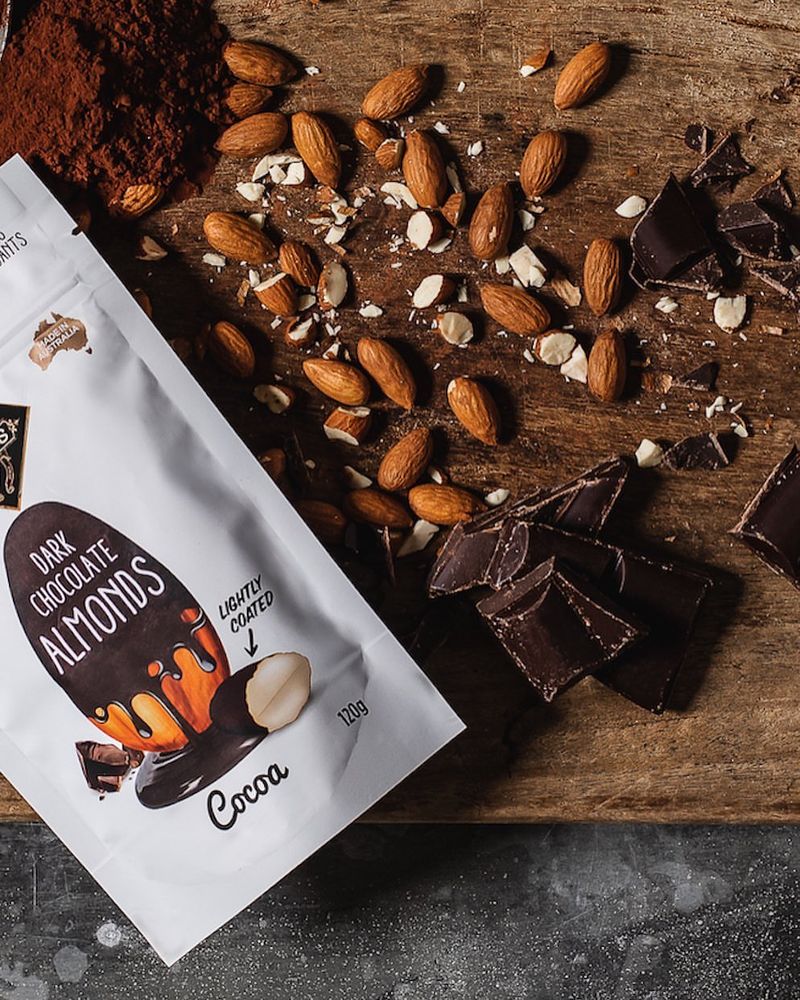 Dark Chocolate + Almonds