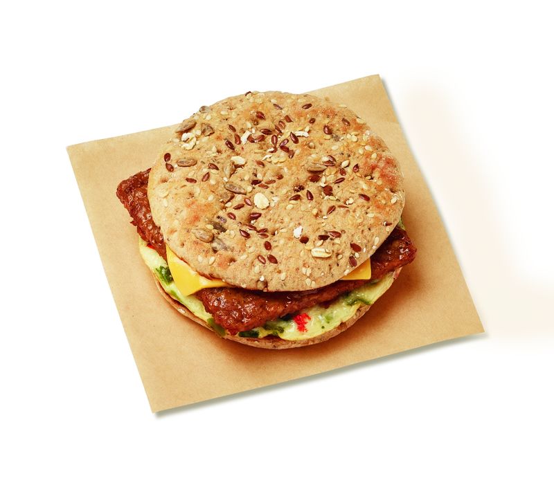 Dunkin's Veggie Omelet Sandwich