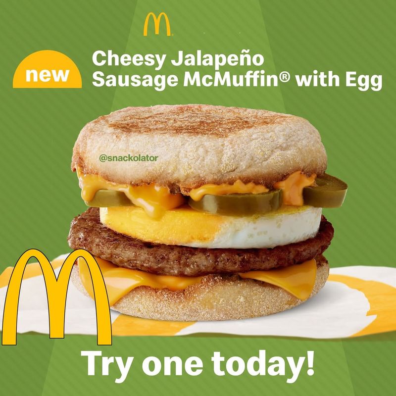 Egg & Jalapeño Cheddar McMuffin, Canada