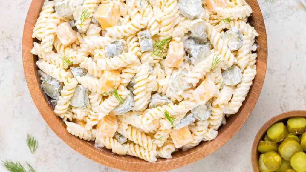 Elevate Any Meal with a Refreshing Dill Pickle Pasta Salad