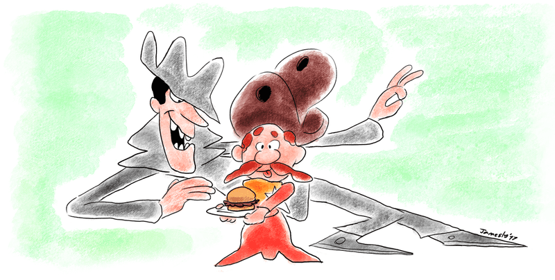Gilbert Giddyup and Speedy McGreedy