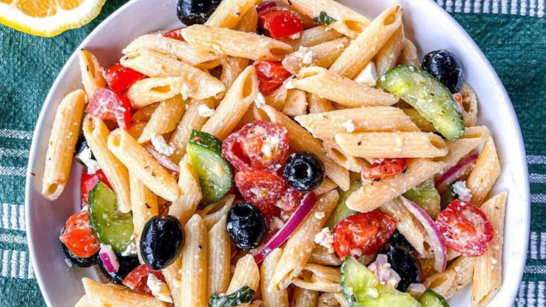 Greek Pasta Salad Recipe: A Refreshing, Flavor-Packed Side Dish