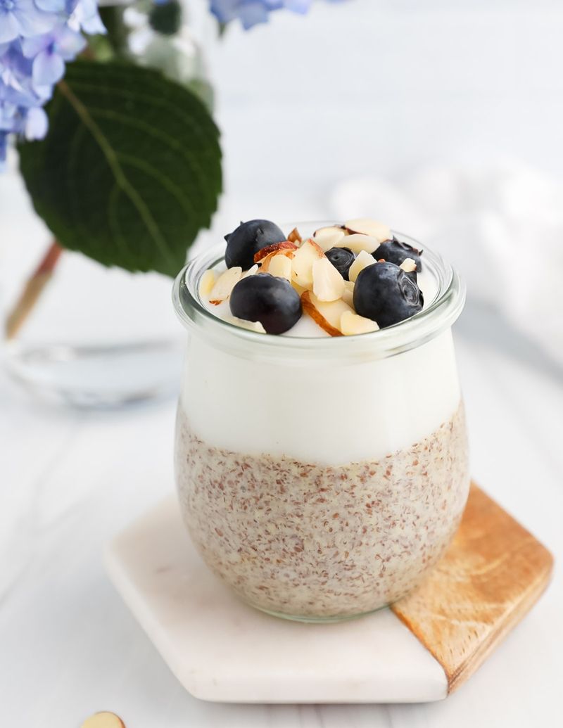 Greek Yogurt + Flaxseeds