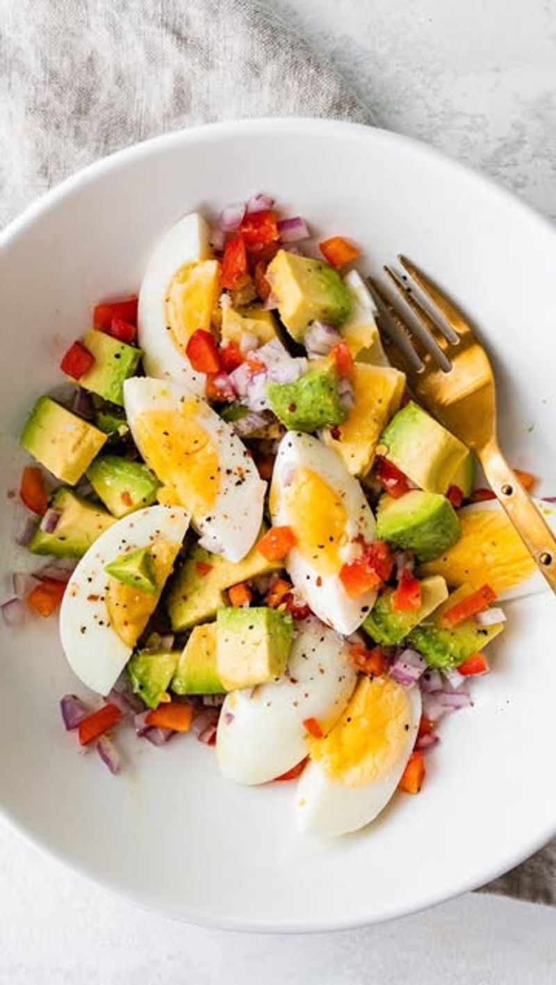 Hard-Boiled Egg + Salad