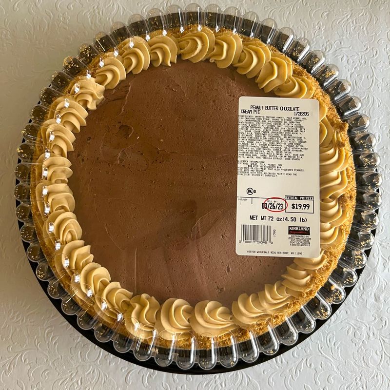 Peanut Butter Chocolate Cream Pie
