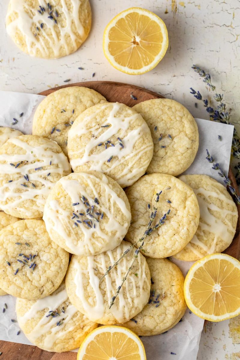 Lavender Lemon Sugar Cookies