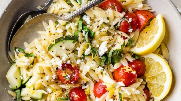 Lemon Garlic Orzo Salad: A Refreshing Culinary Journey for Every Foodie